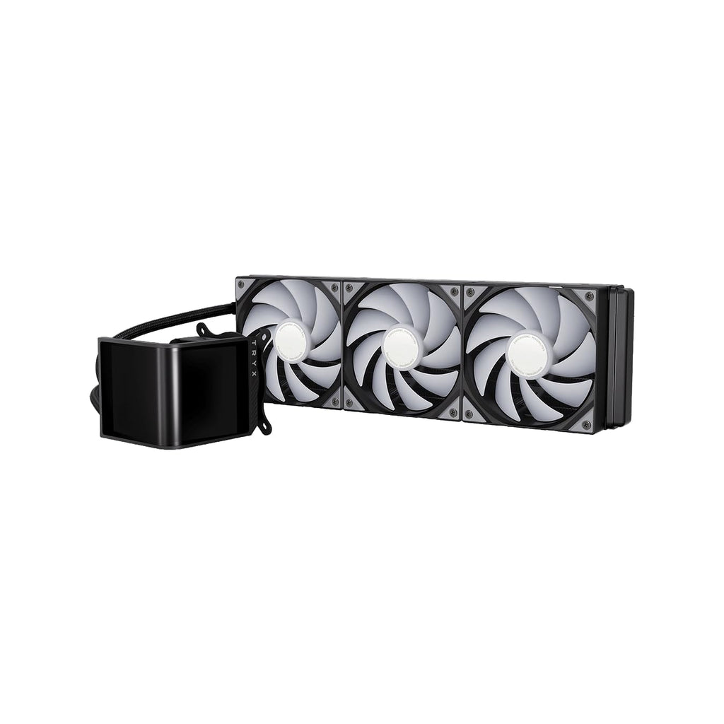 TRYX Panorama SE 360mm AIO Curved Screen GIPHY Built-in Asetek 280w TDP