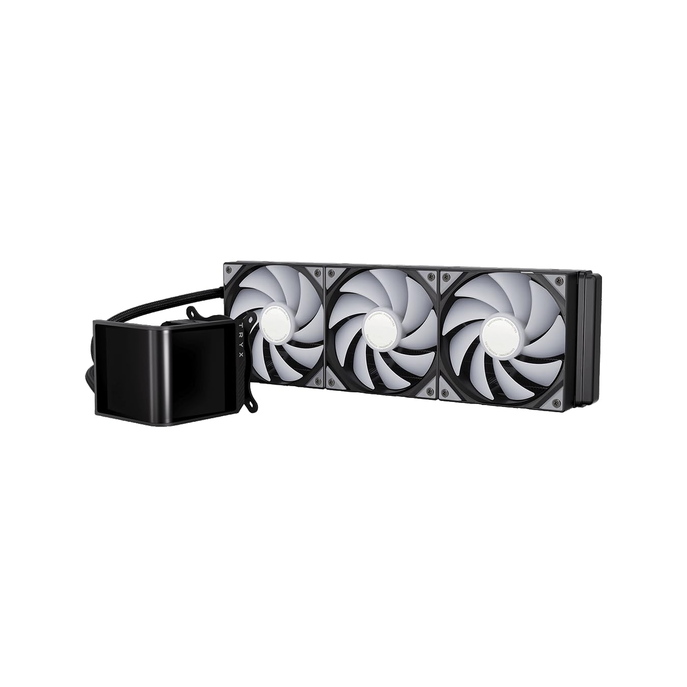 TRYX Panorama SE 360mm AIO Curved Screen GIPHY Built-in Asetek 280w TDP