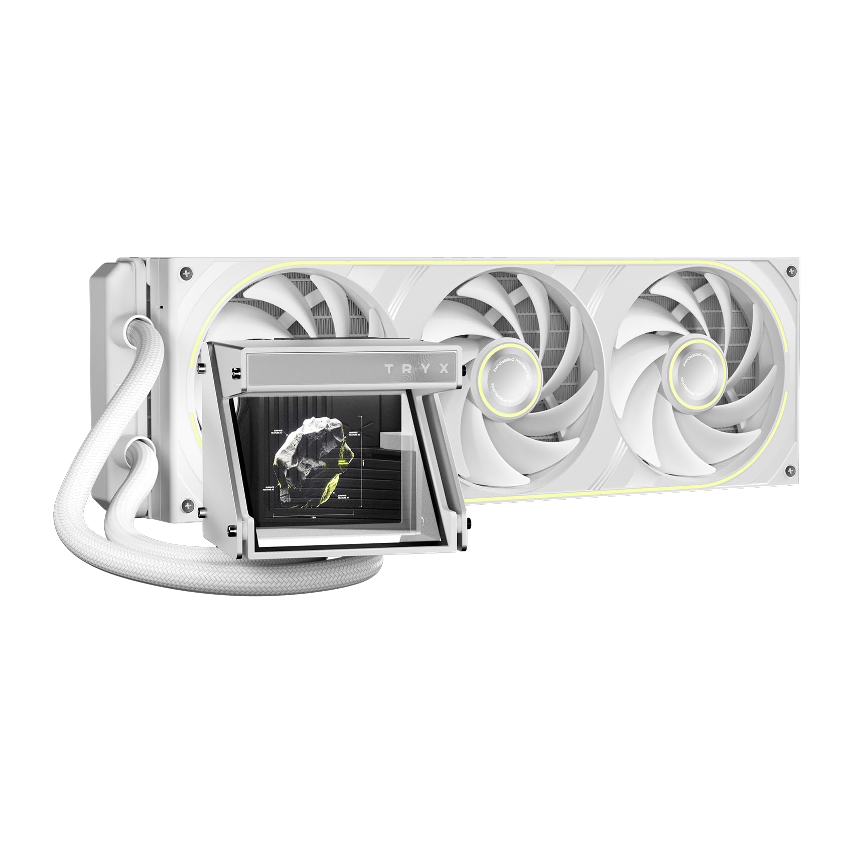 TRYX Holo 360mm AIO Holographic Visual GIPHY Built-in Asetek 280w TDP
