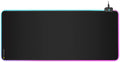 Corsair MM700 RGB Extended Cloth Gaming Mouse Pad - 36.6" x 15.8" - 360° RGB Lighting - Two USB Port Hub - Thick Rubber - Black