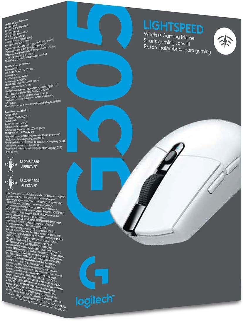 Logitech G305 Lightspeed Wireless Gaming Mouse - Black