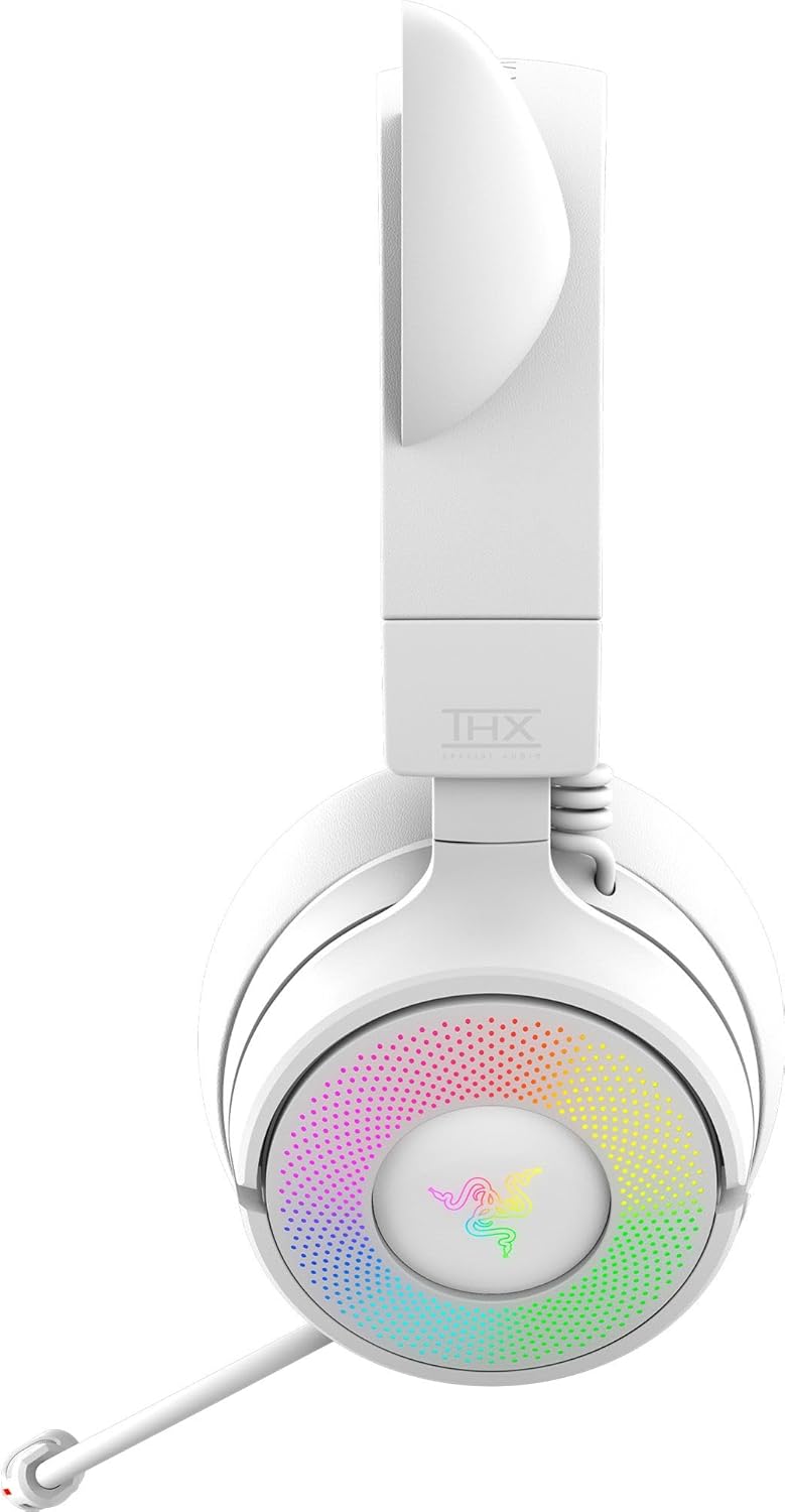 Razer Kraken Kitty V3 Pro Wireless RGB Gaming Headset, White