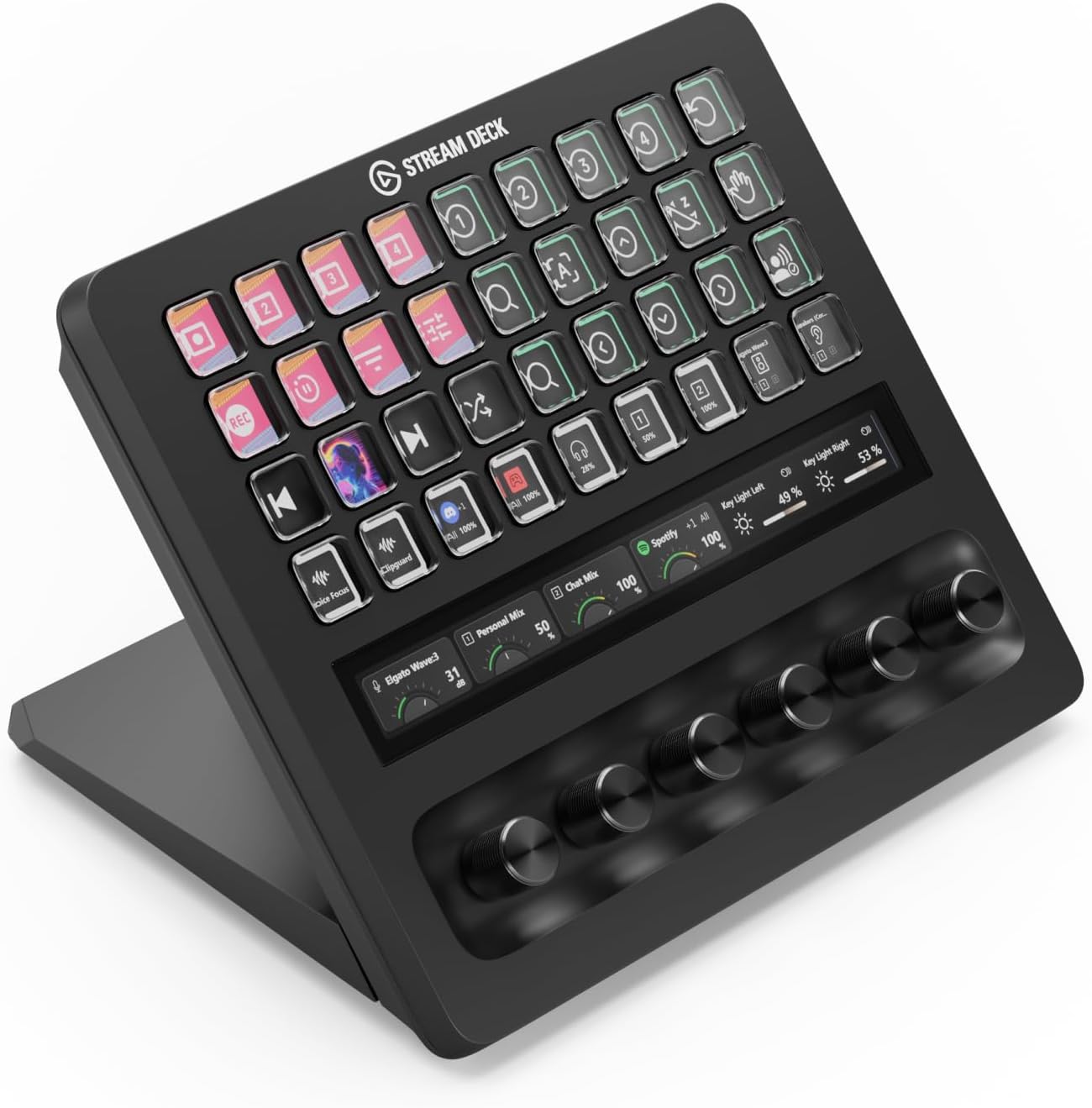 Elgato Stream Deck + XL Control Platform, Dials, Touch Strip
