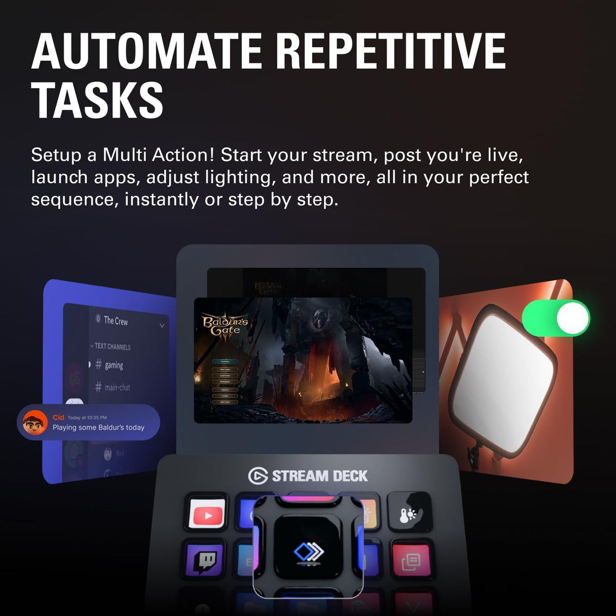 Elgato Stream Deck MK.2 Studio Controller, 15 Macro Keys