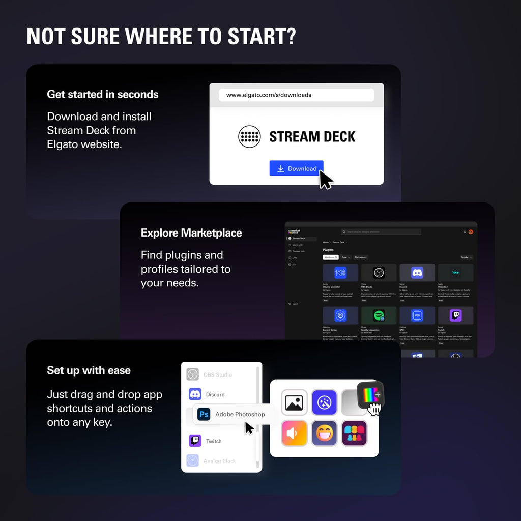 Elgato Stream Deck +, Audio Mixer and Studio Controller