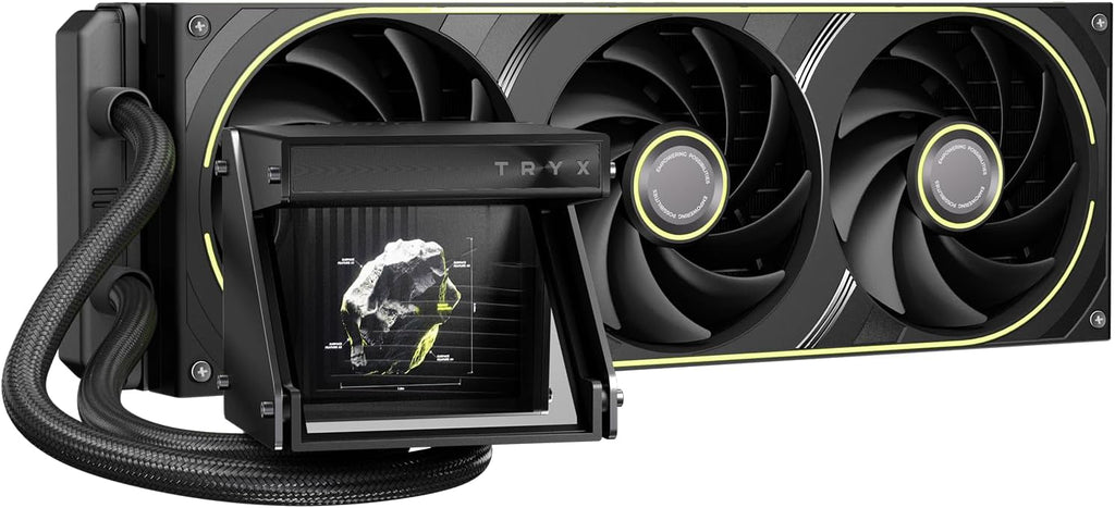 TRYX Holo 360mm AIO Holographic Visual GIPHY Built-in Asetek 280w TDP
