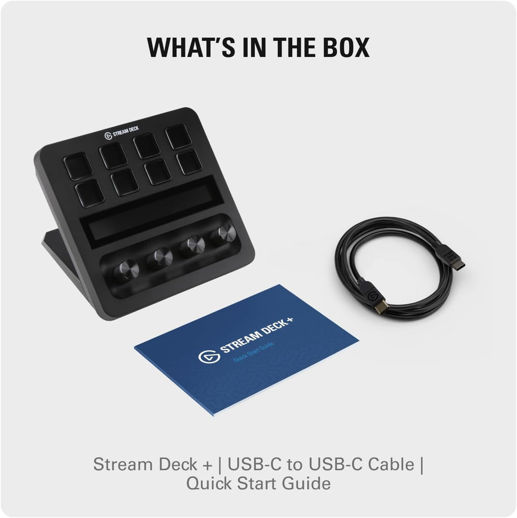 Elgato Stream Deck +, Audio Mixer and Studio Controller