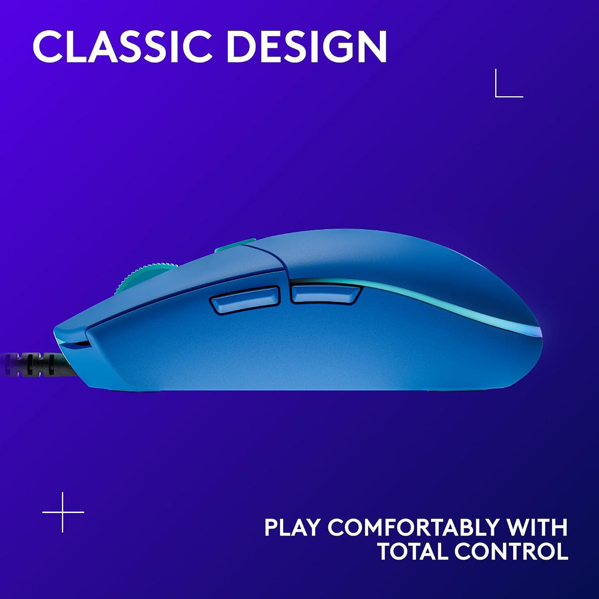 Logitech G203 Wired Gaming Mouse - Black