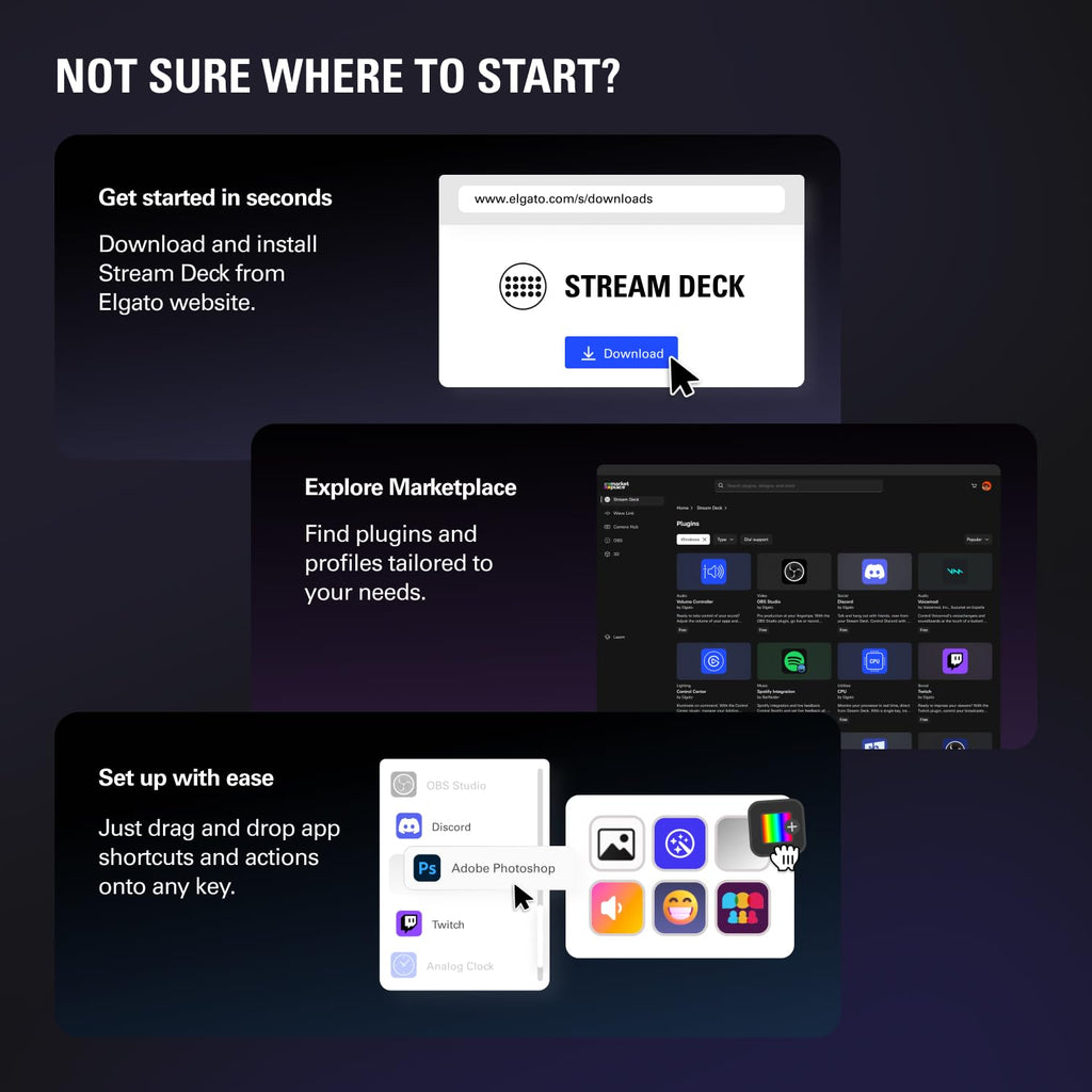 Elgato Stream Deck MK.2 Studio Controller, 15 Macro Keys