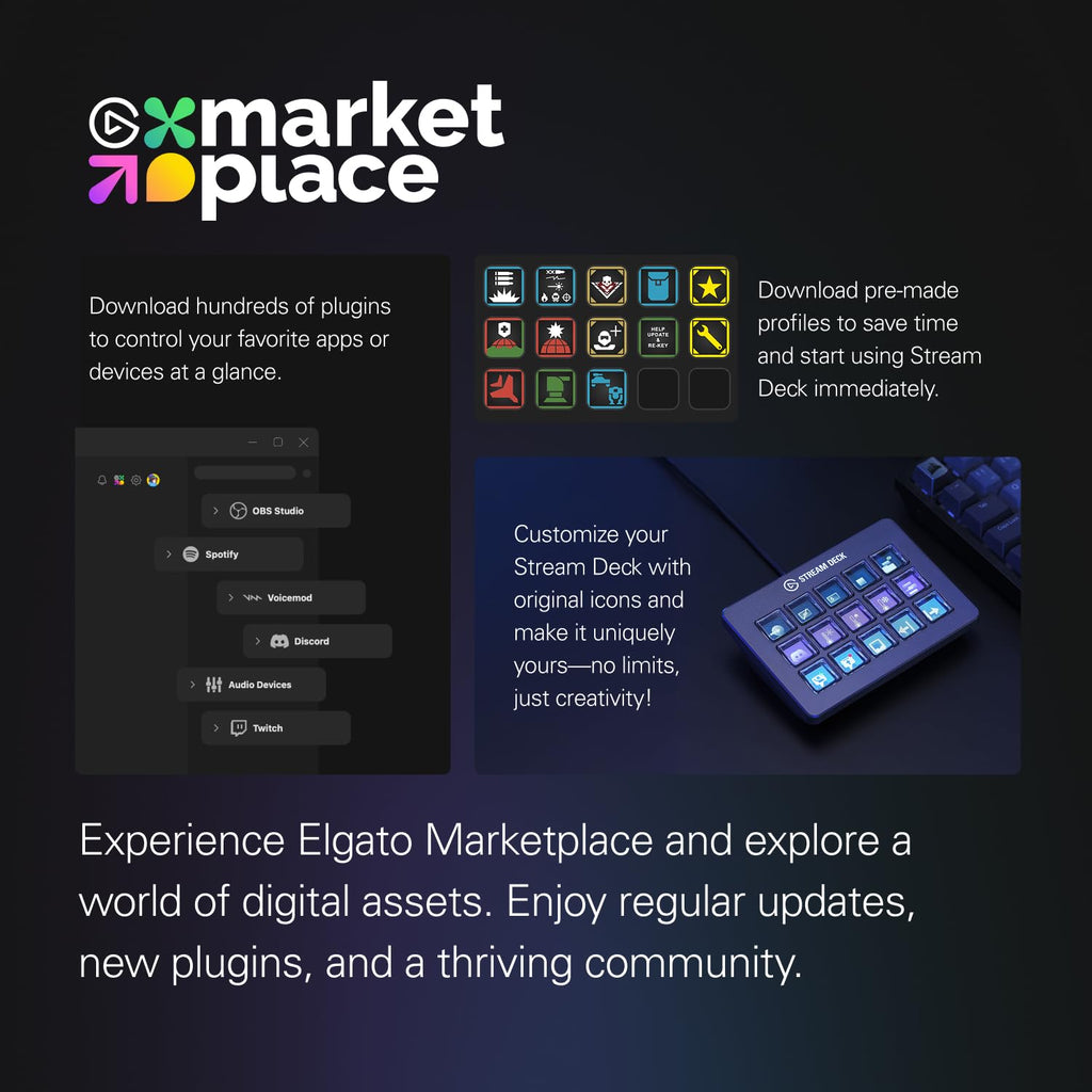 Elgato Stream Deck MK.2 Studio Controller, 15 Macro Keys