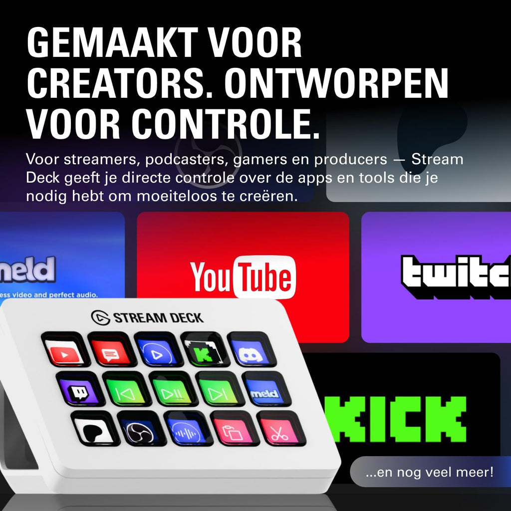 Elgato Stream Deck MK.2 Studio Controller, 15 Macro Keys