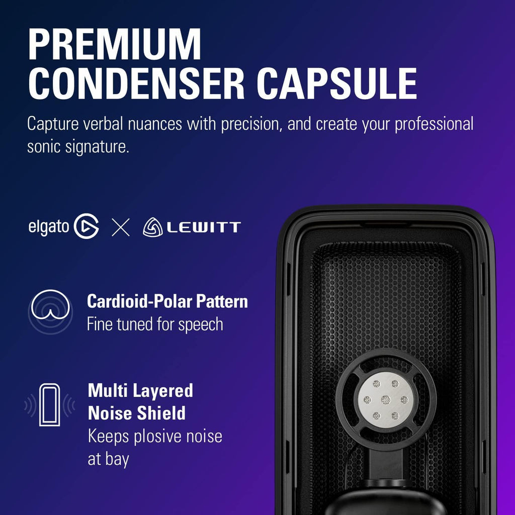 Elgato Wave:3 MK.2 USB Condenser Microphone, DSP Effects