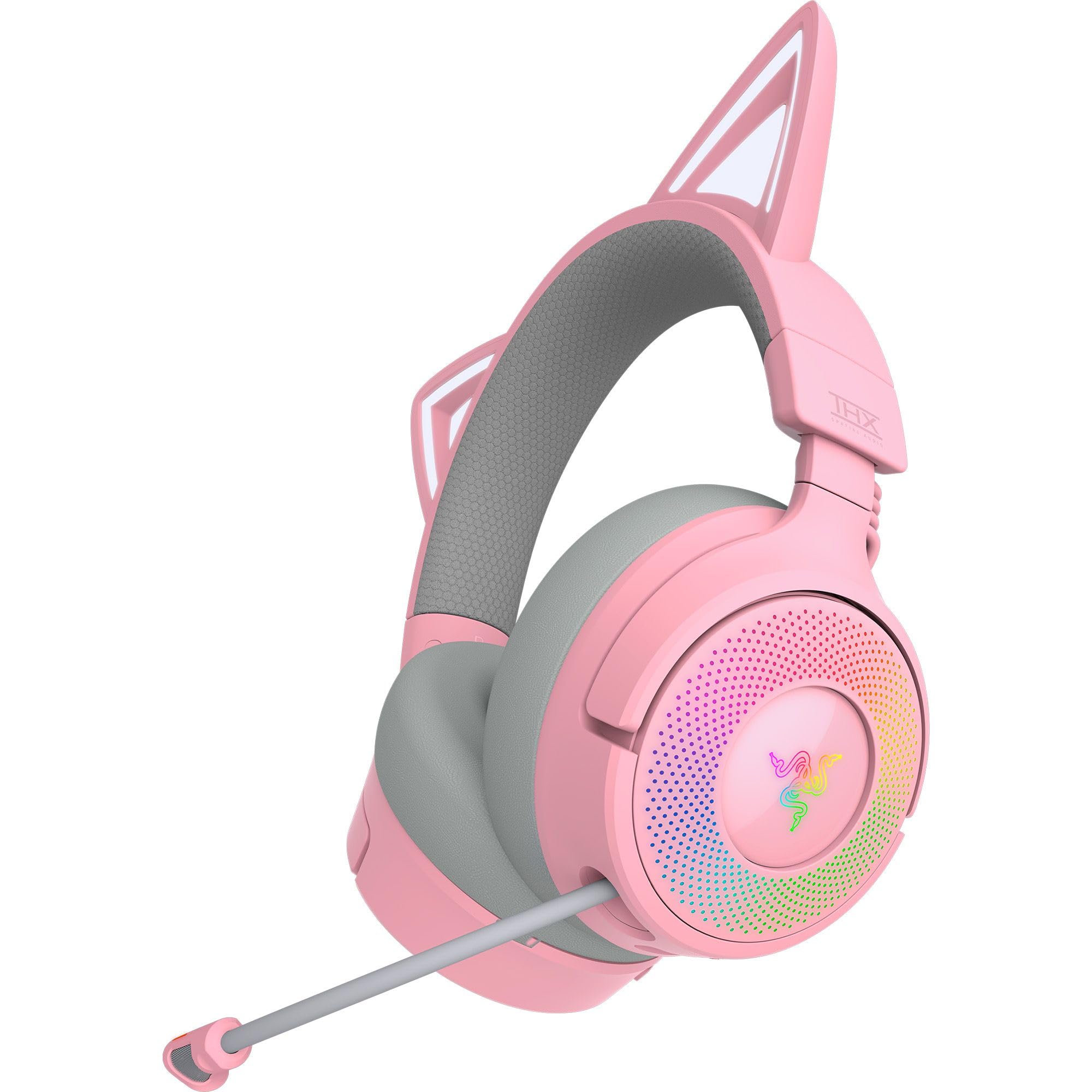 Razer Kraken Kitty V3 Pro Wireless RGB Gaming Headset, White