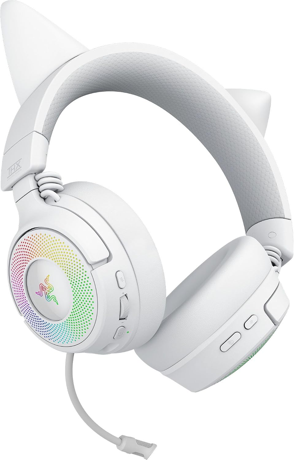 Razer Kraken Kitty V3 Pro Wireless RGB Gaming Headset, White