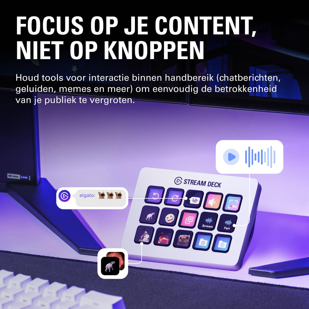 Elgato Stream Deck MK.2 Studio Controller, 15 Macro Keys