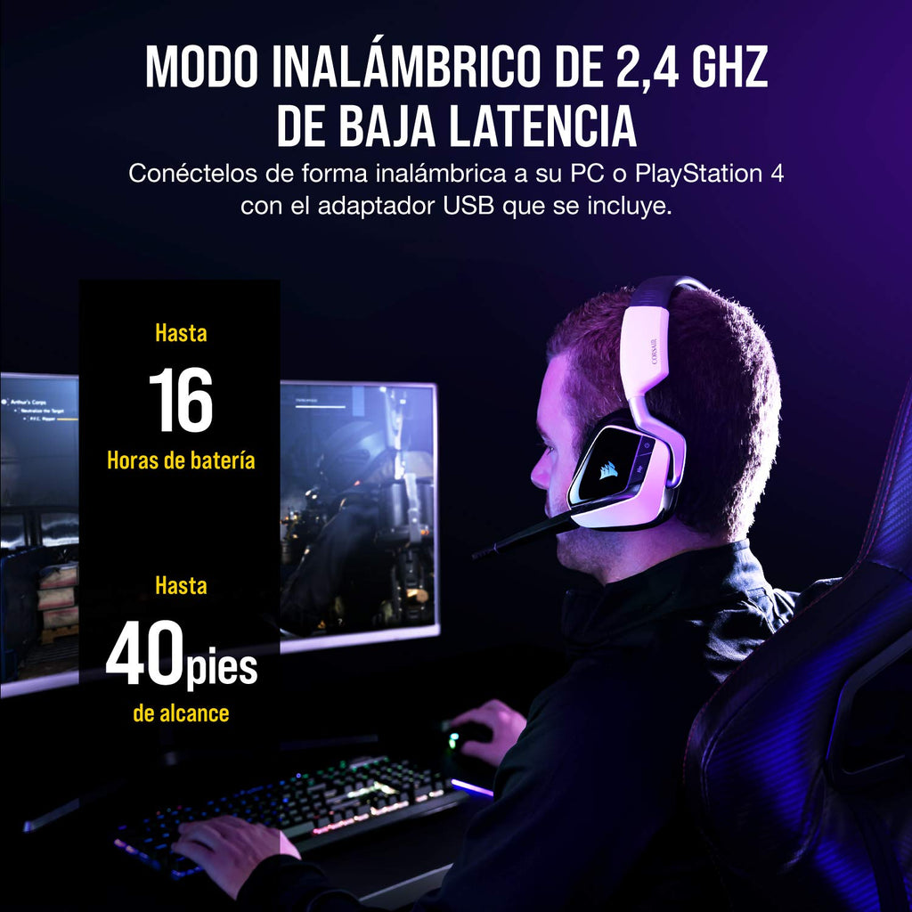 Corsair Void v2 Wireless Bluetooth PC PS5 Switch Gaming Headset – Black