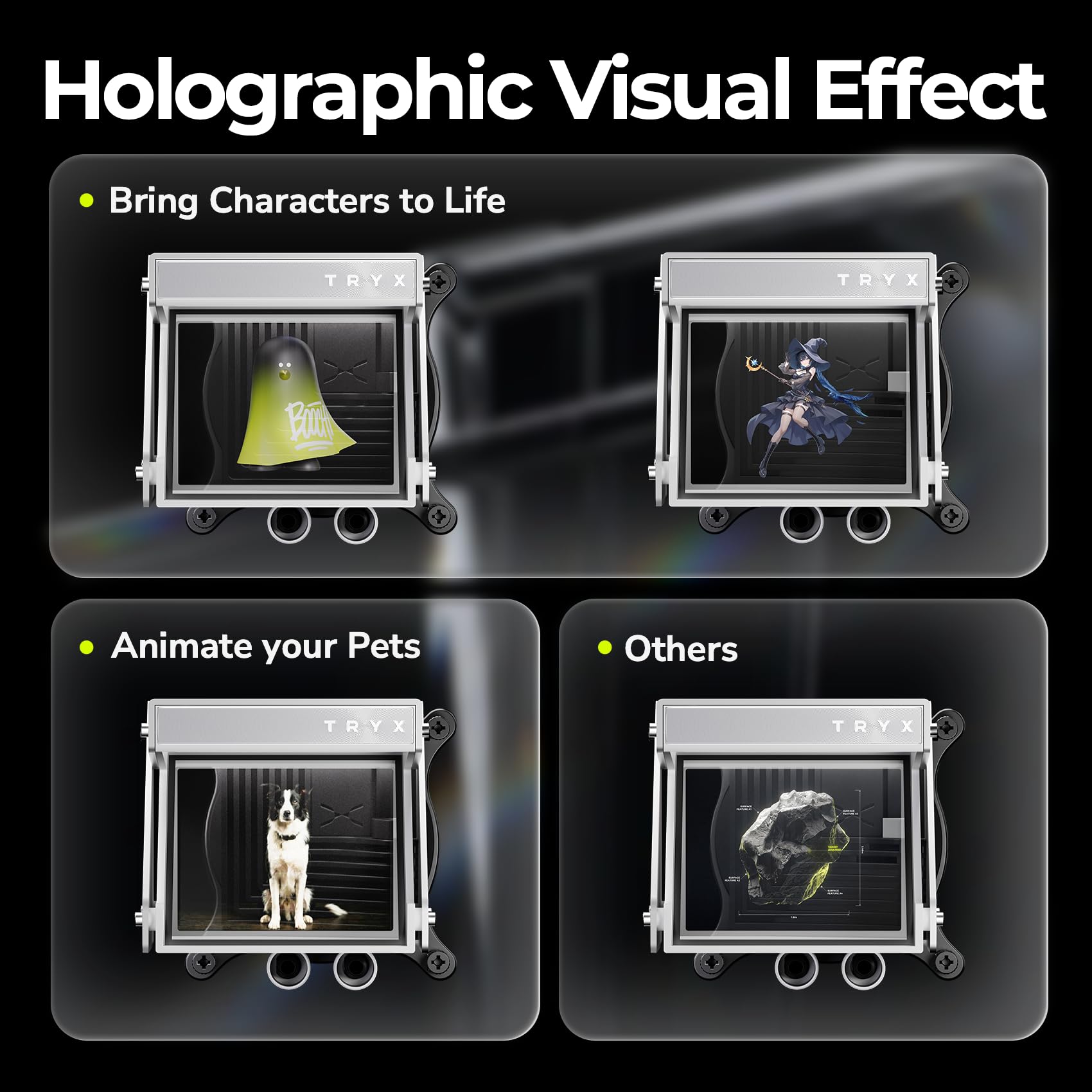 TRYX Holo 360mm AIO Holographic Visual GIPHY Built-in Asetek 280w TDP