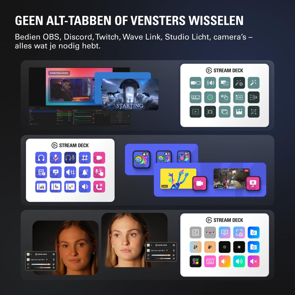 Elgato Stream Deck MK.2 Studio Controller, 15 Macro Keys