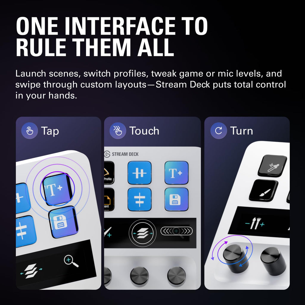 Elgato Stream Deck +, Audio Mixer and Studio Controller