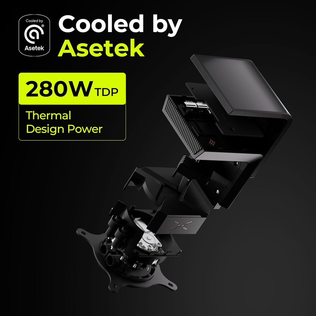 TRYX Panorama SE 360mm AIO Curved Screen GIPHY Built-in Asetek 280w TDP
