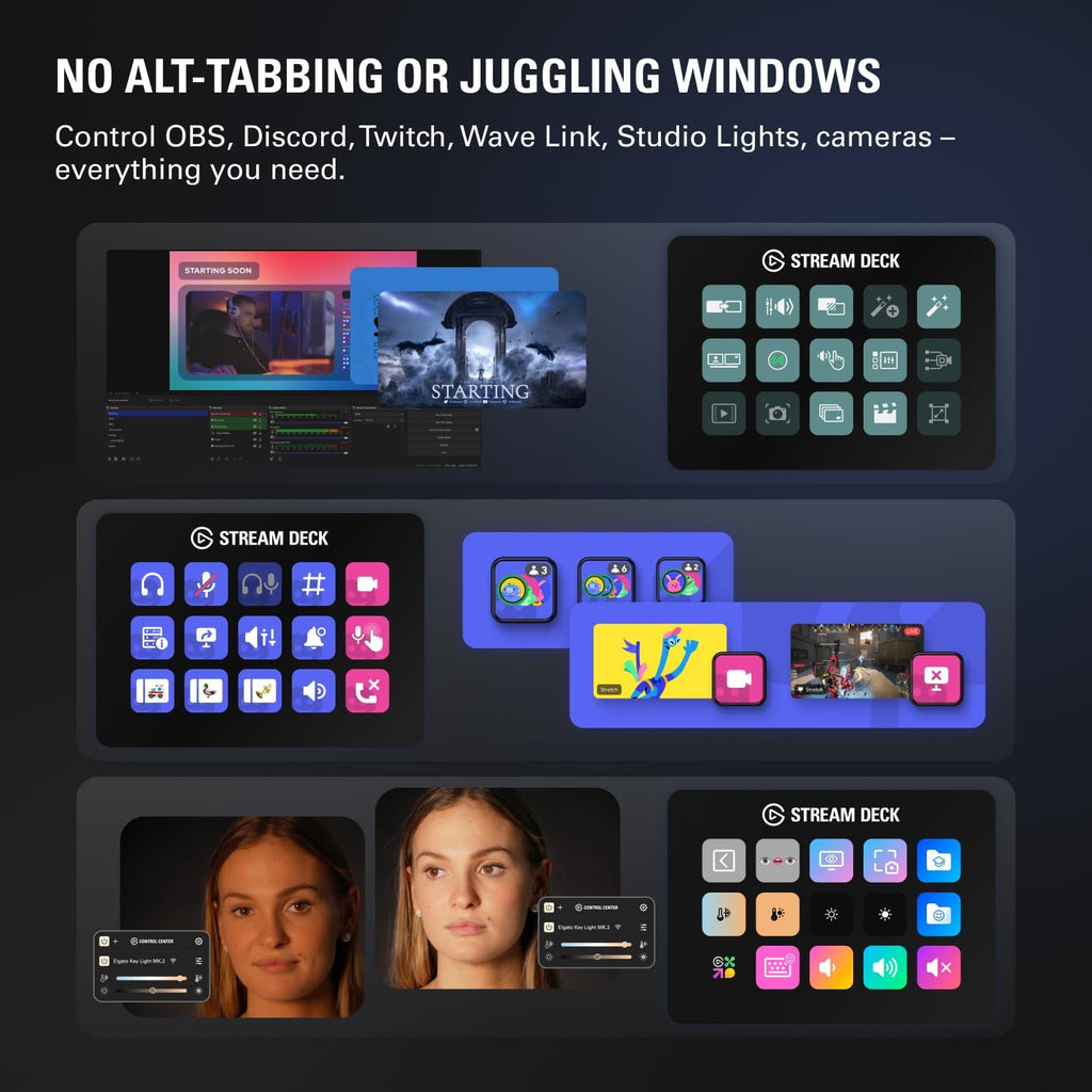 Elgato Stream Deck MK.2 Studio Controller, 15 Macro Keys