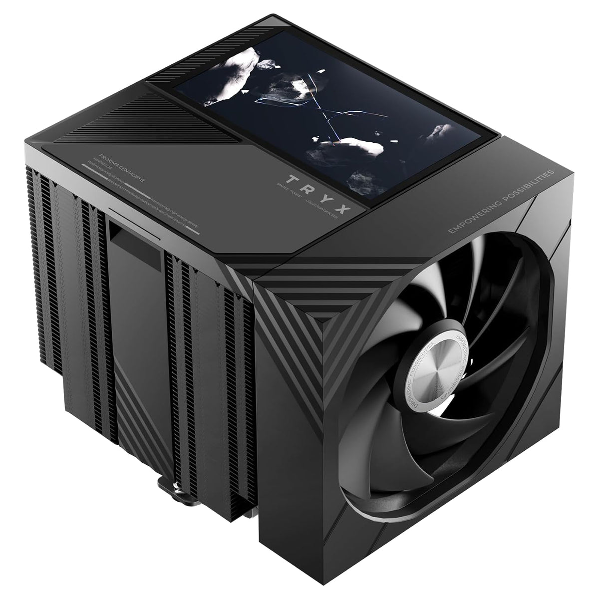 TRYX TURRIS 620 CPU Cooler 5.0" HP IPS Customizable Screen 280w TDP