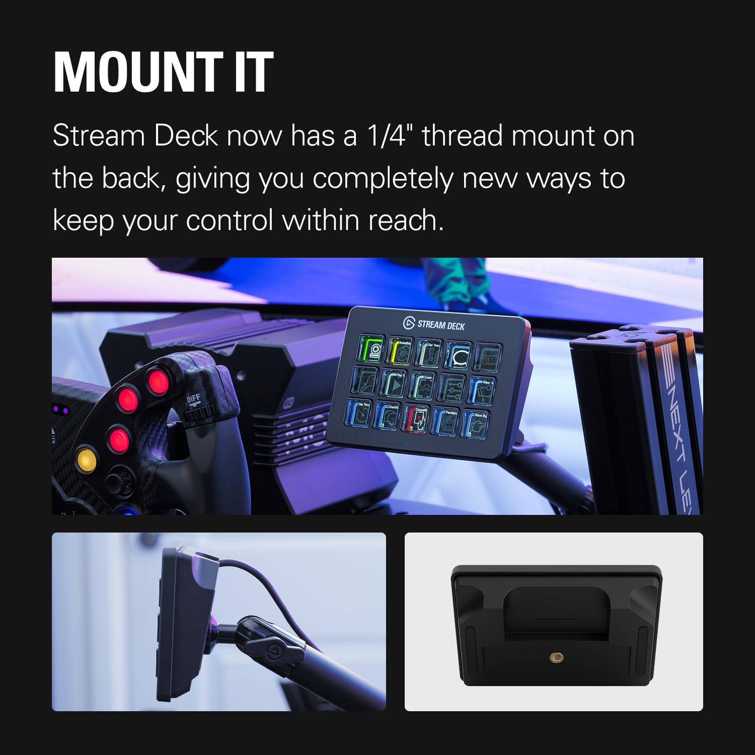 Elgato Stream Deck MK.2 Studio Controller, 15 Macro Keys