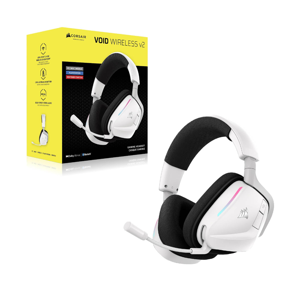 Corsair Void v2 Wireless Bluetooth PC PS5 Switch Gaming Headset – Black