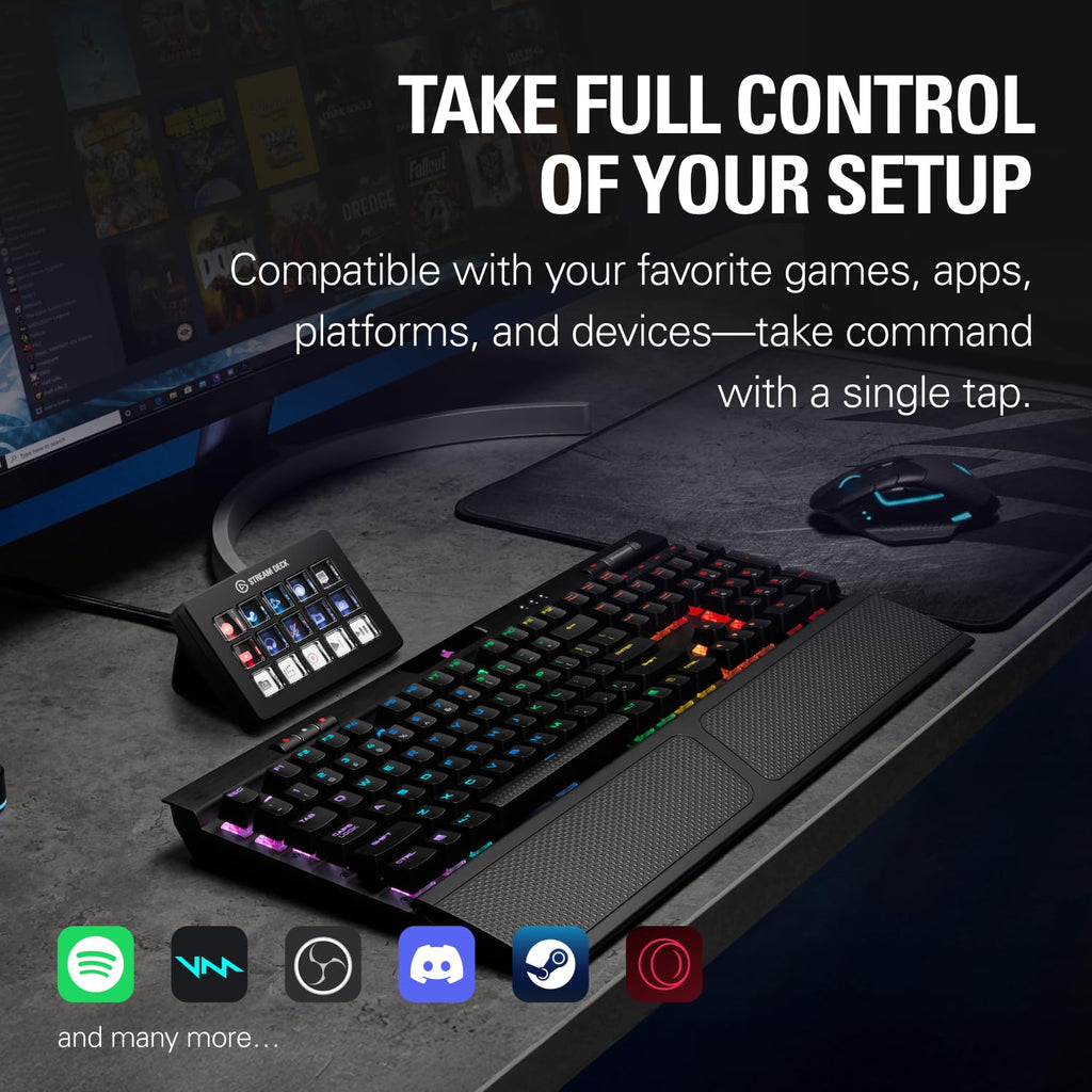 Elgato Stream Deck MK.2 Studio Controller, 15 Macro Keys