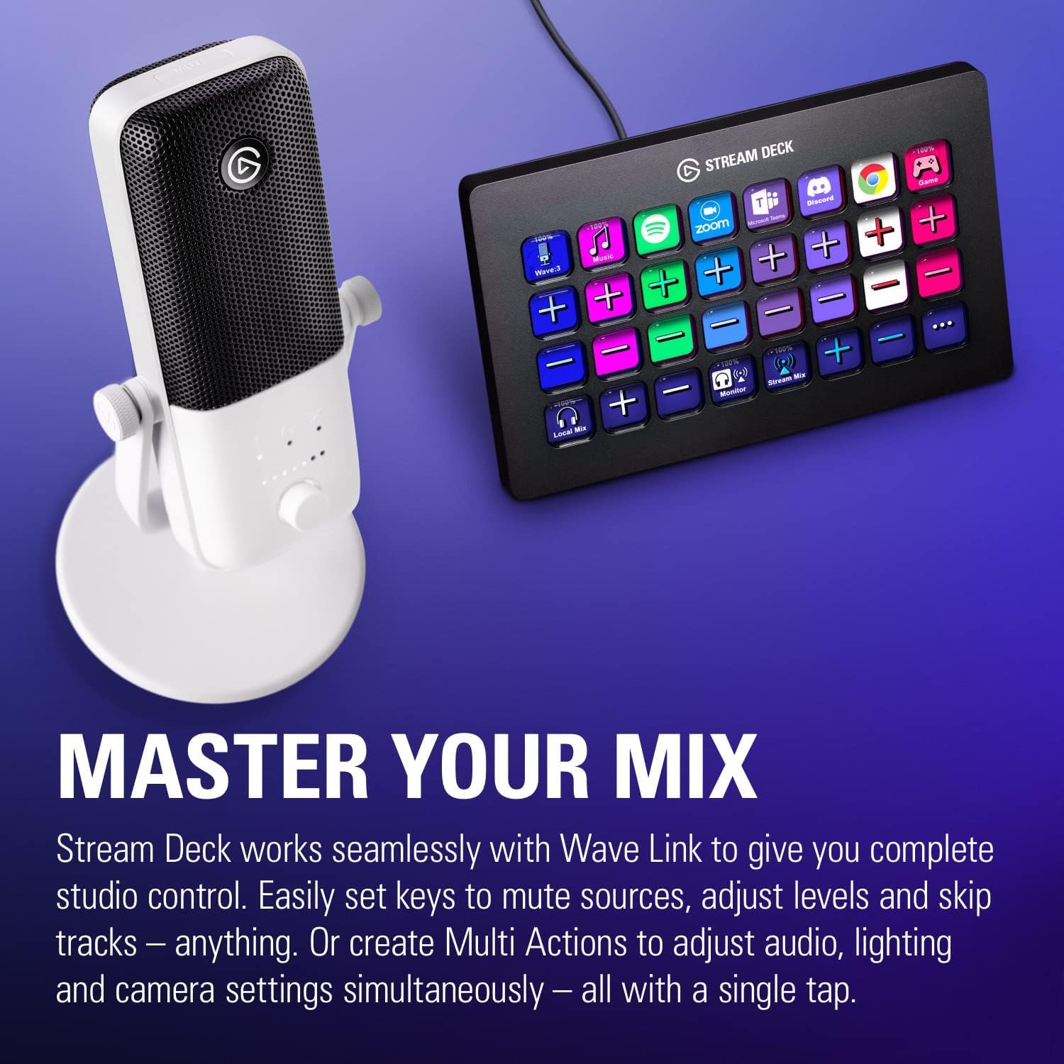 Elgato Wave:3 MK.2 USB Condenser Microphone, DSP Effects