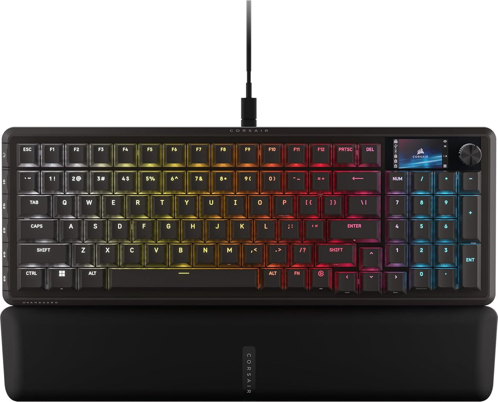 Corsair Vanguard 96 Wired Mechanical Gaming Keyboard – 96% Layout, Black
