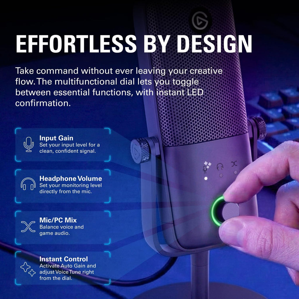 Elgato Wave:3 MK.2 USB Condenser Microphone, DSP Effects