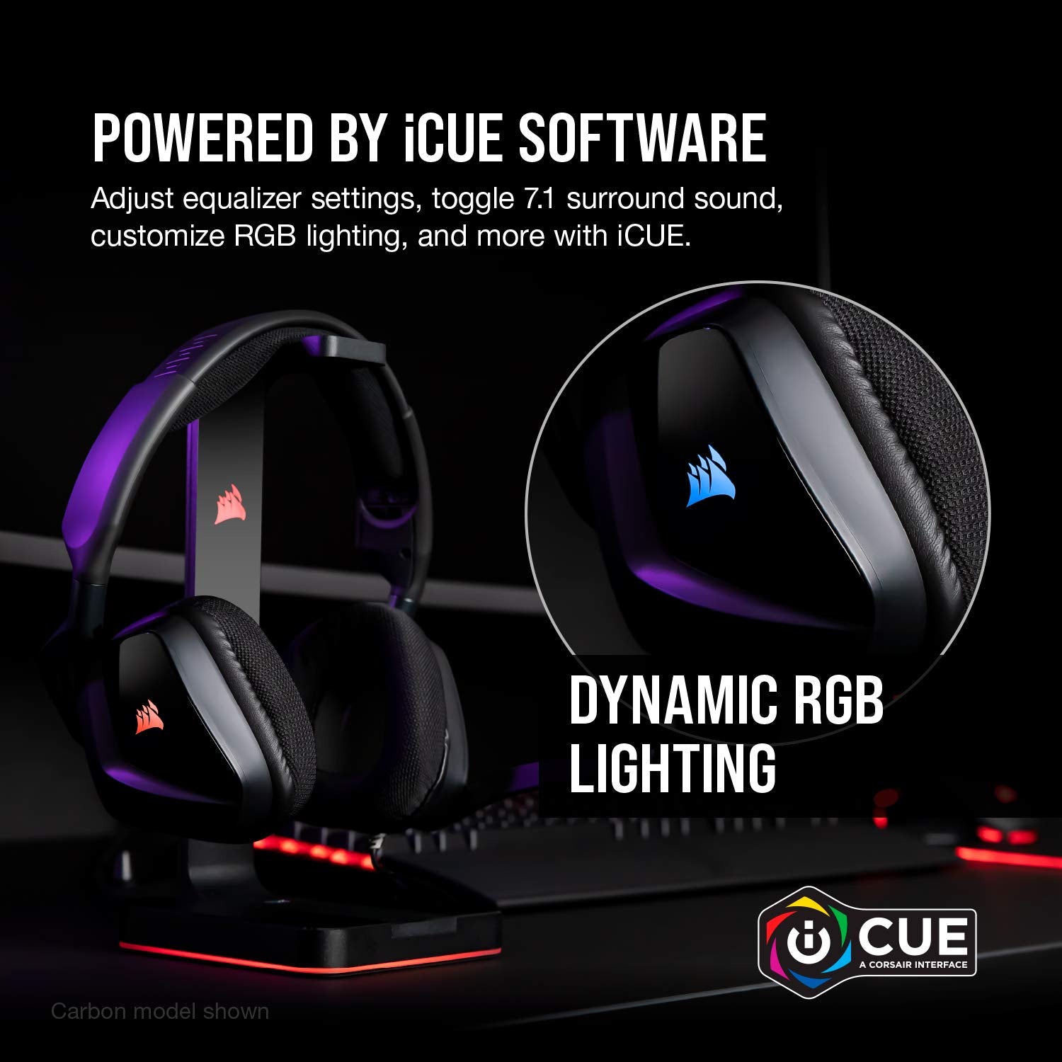 Corsair Void v2 Wireless Bluetooth PC PS5 Switch Gaming Headset – Black