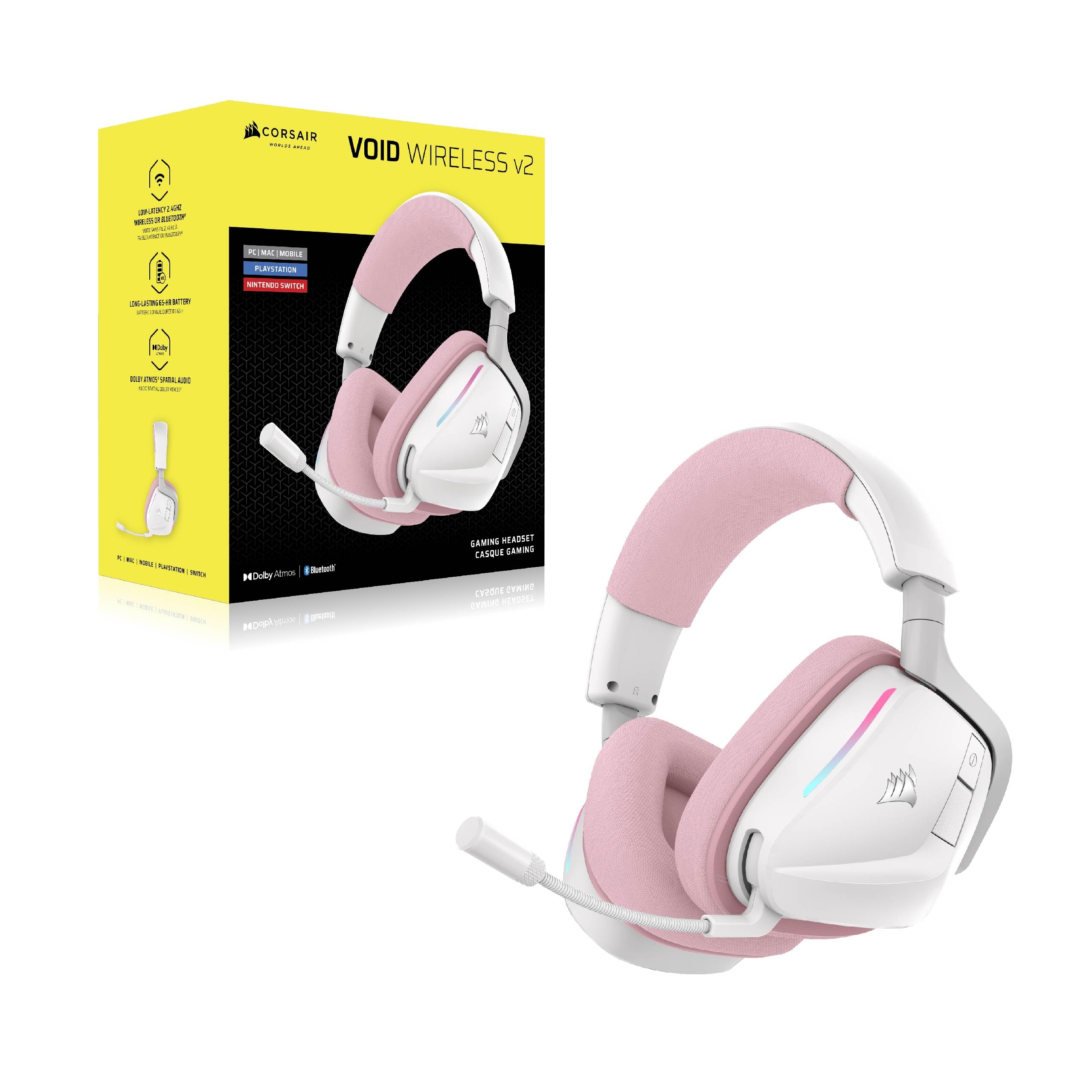 Corsair Void v2 Wireless Bluetooth PC PS5 Switch Gaming Headset – Black