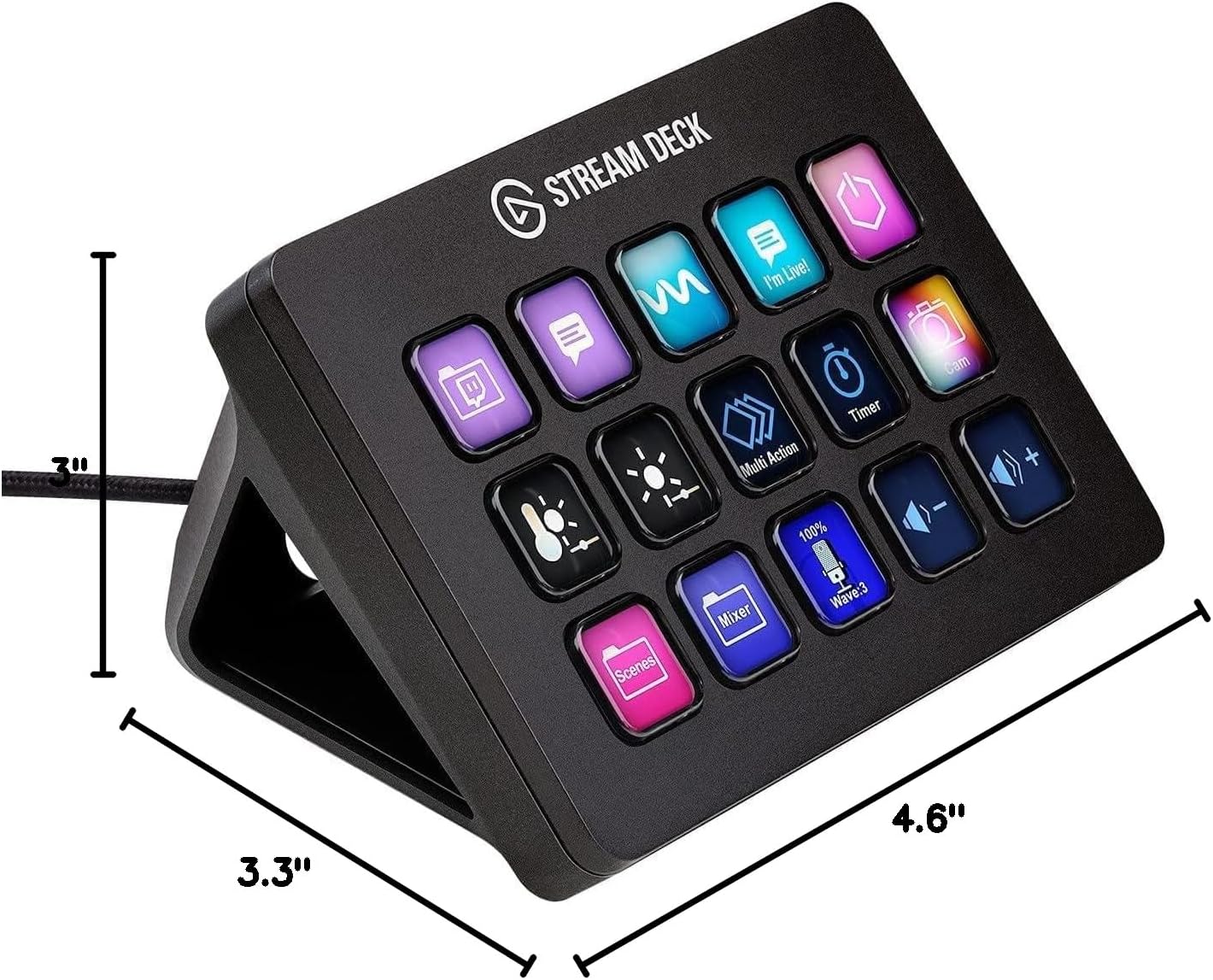 Elgato Stream Deck MK.2 Studio Controller, 15 Macro Keys