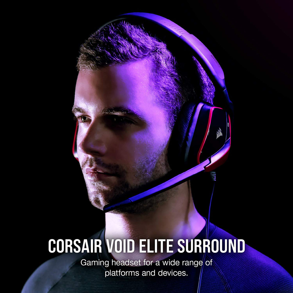 Corsair Void v2 Wireless Bluetooth PC PS5 Switch Gaming Headset – Black
