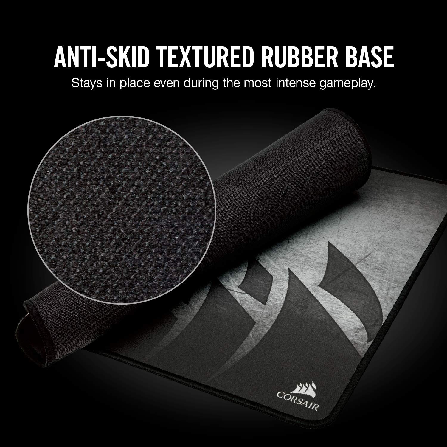 Corsair MM Anti-Fray Cloth Gaming Mouse Pad – Black