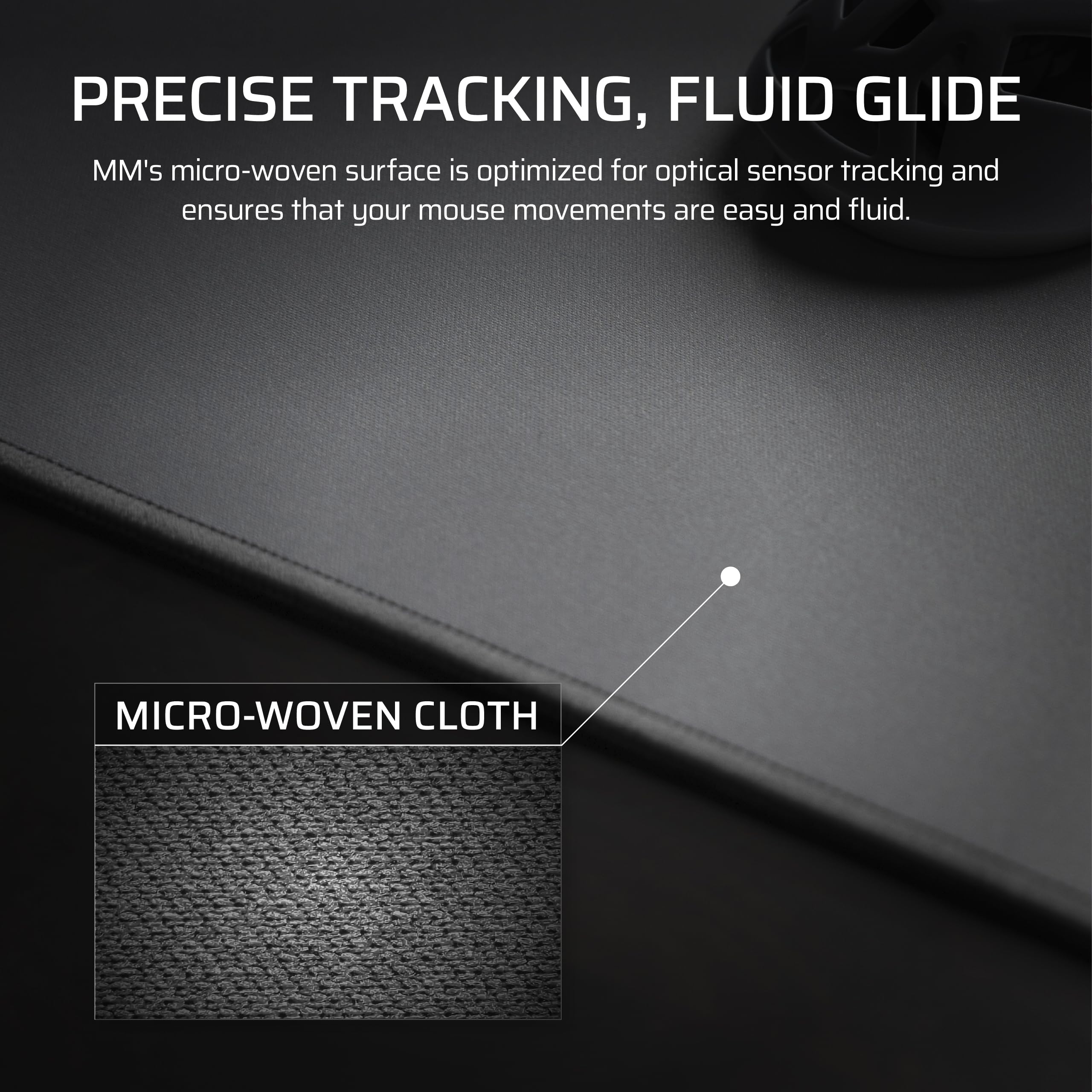 Corsair MM Anti-Fray Cloth Gaming Mouse Pad – Black