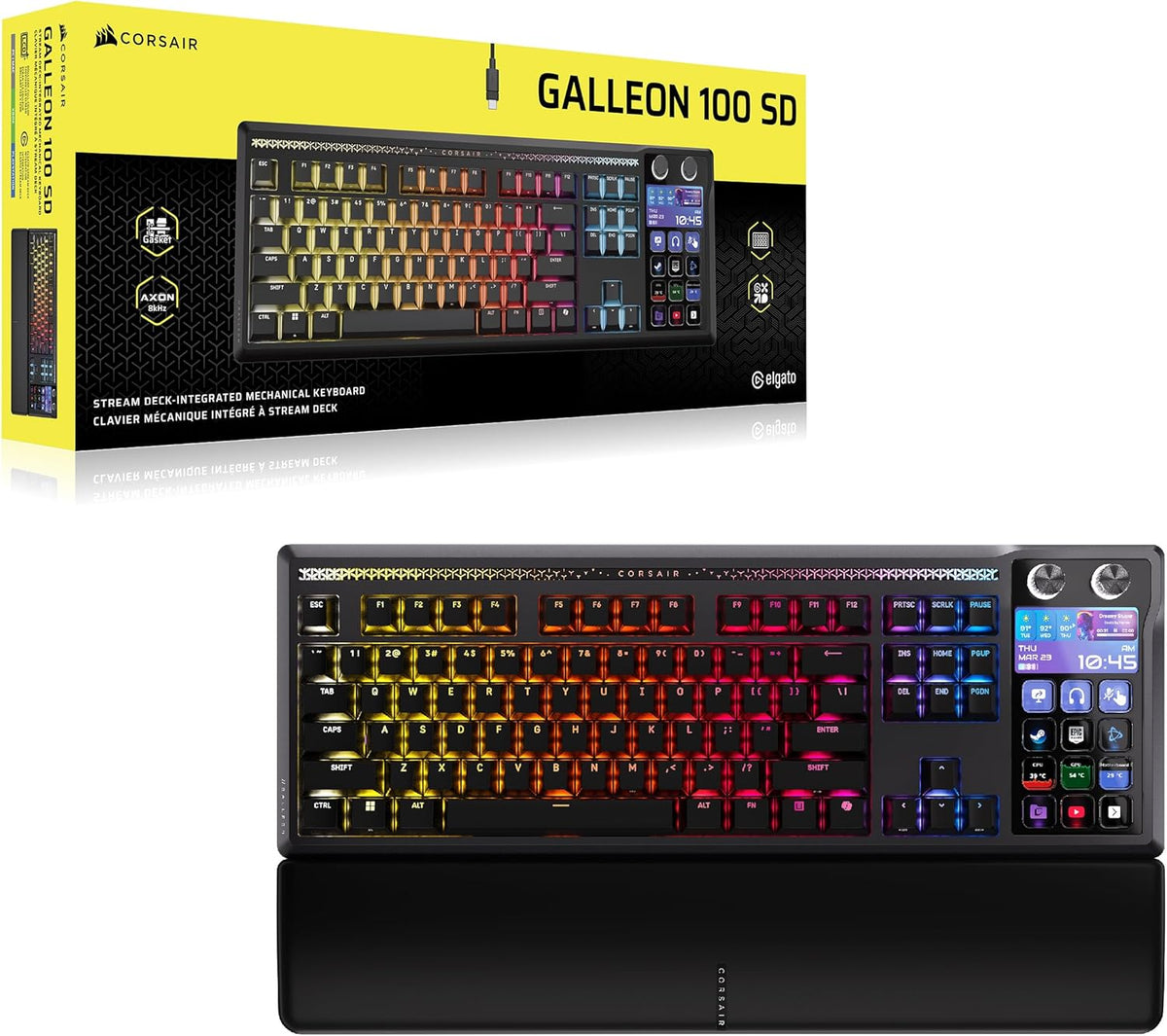 Corsair Galleon 100 SD RGB Mechanical Wired Gaming Keyboard – Black