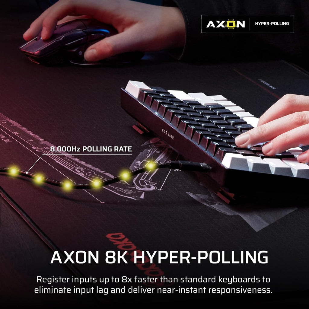 Corsair Clipper PRO MINI 60 Hall Effect Gaming Keyboard – US QWERTY – Black