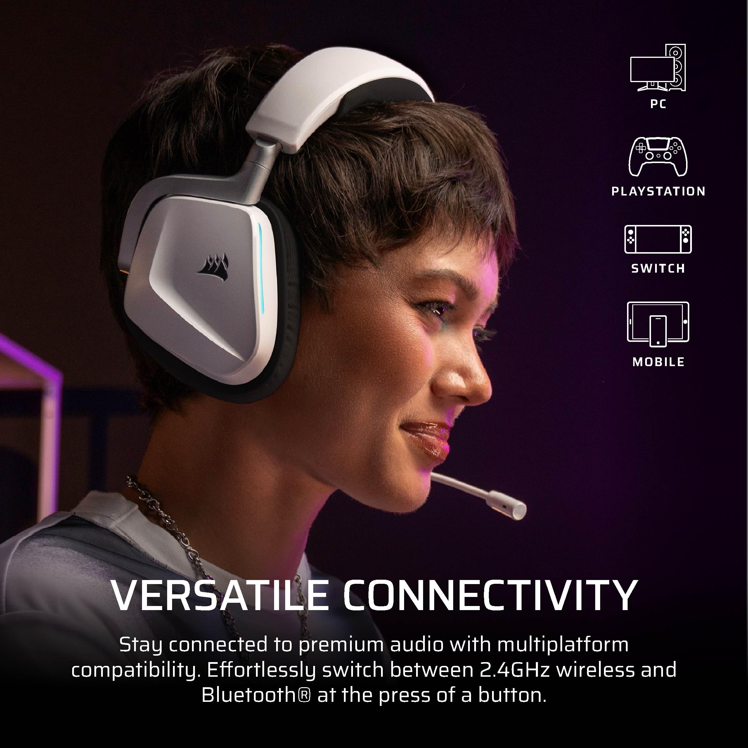 Corsair Void v2 Wireless Bluetooth PC PS5 Switch Gaming Headset – Black