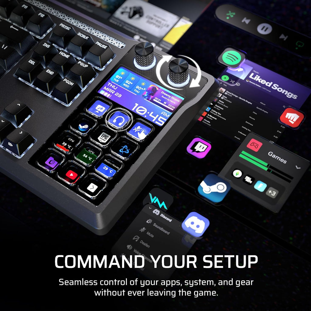 Corsair Galleon 100 SD RGB Mechanical Wired Gaming Keyboard – Black