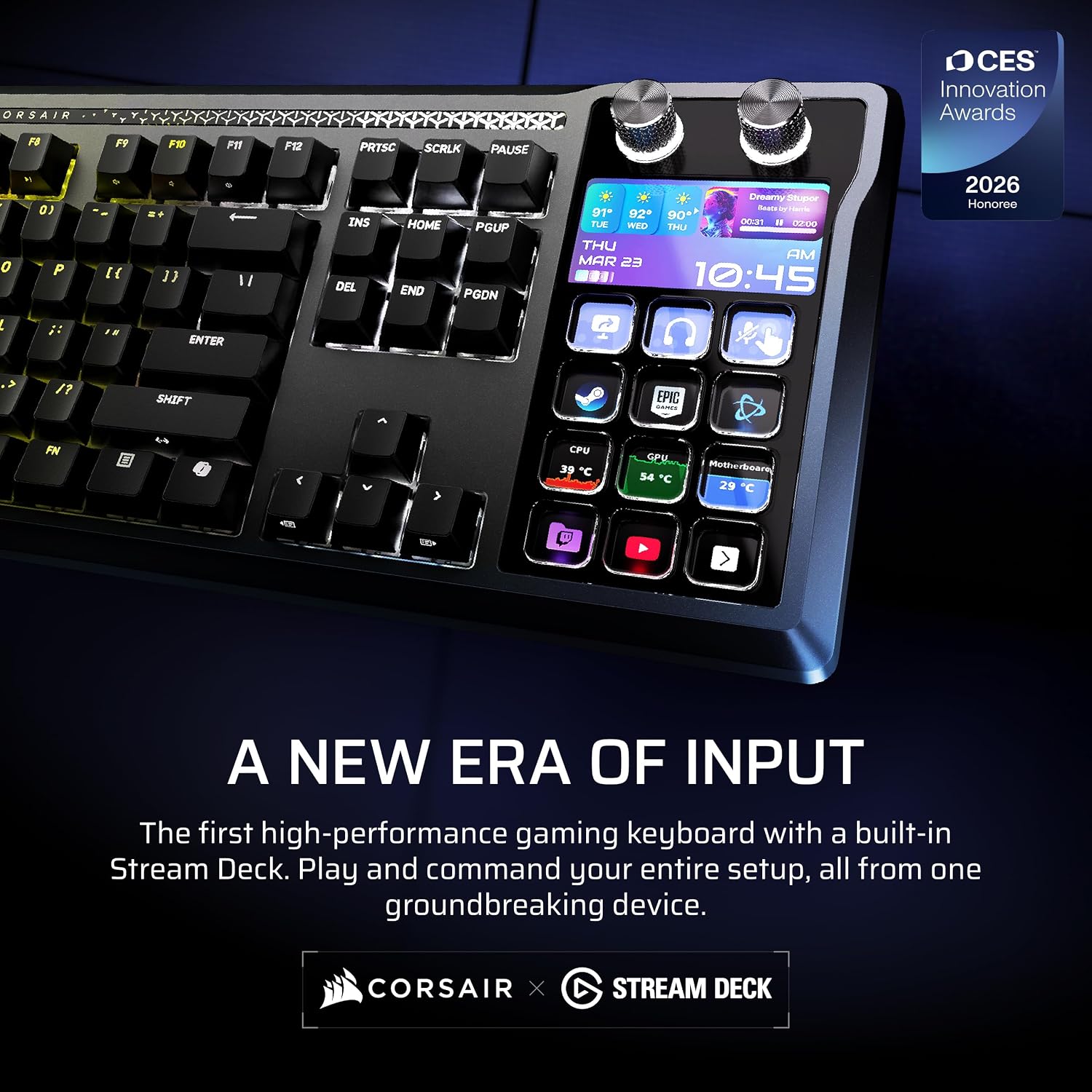 Corsair Galleon 100 SD RGB Mechanical Wired Gaming Keyboard – Black