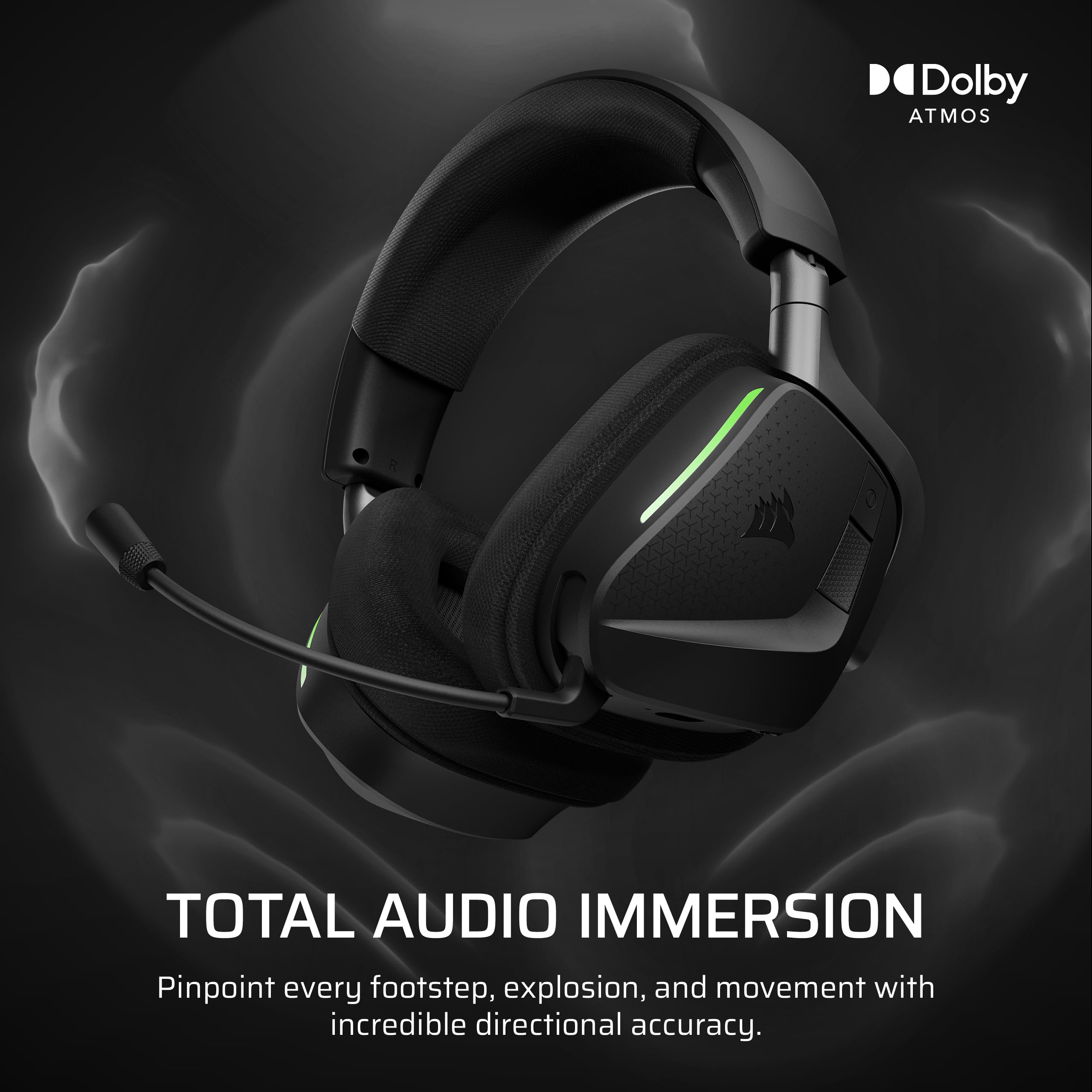 Corsair Void v2 MAX Wireless PC PS5 PS4 Switch Gaming Headset – Black