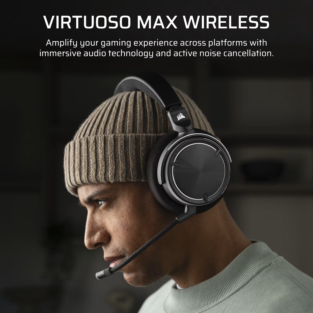 VIRTUOSO MAX WIRELESS Gaming Headset, Carbon
