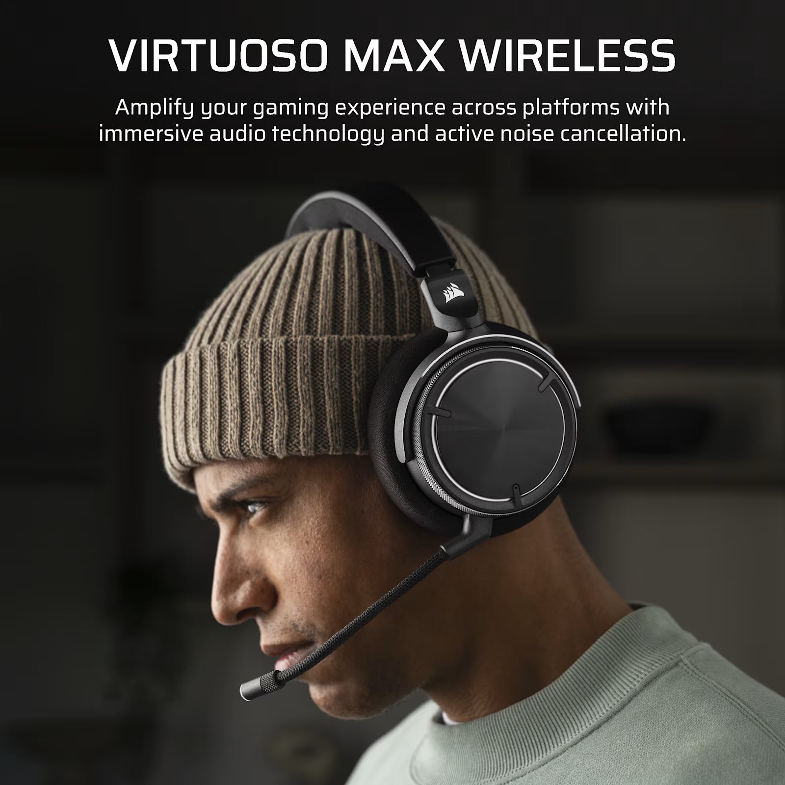 VIRTUOSO MAX WIRELESS Gaming Headset, Carbon