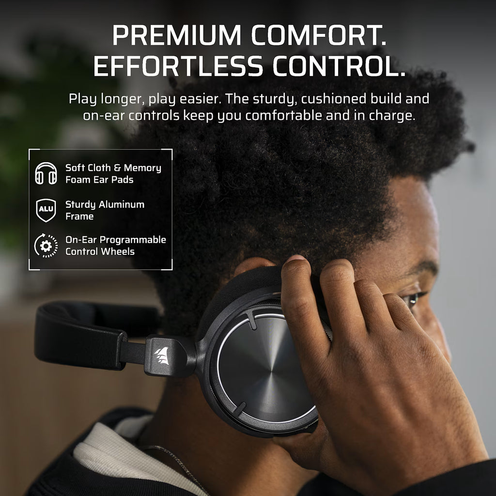 VIRTUOSO MAX WIRELESS Gaming Headset, Carbon