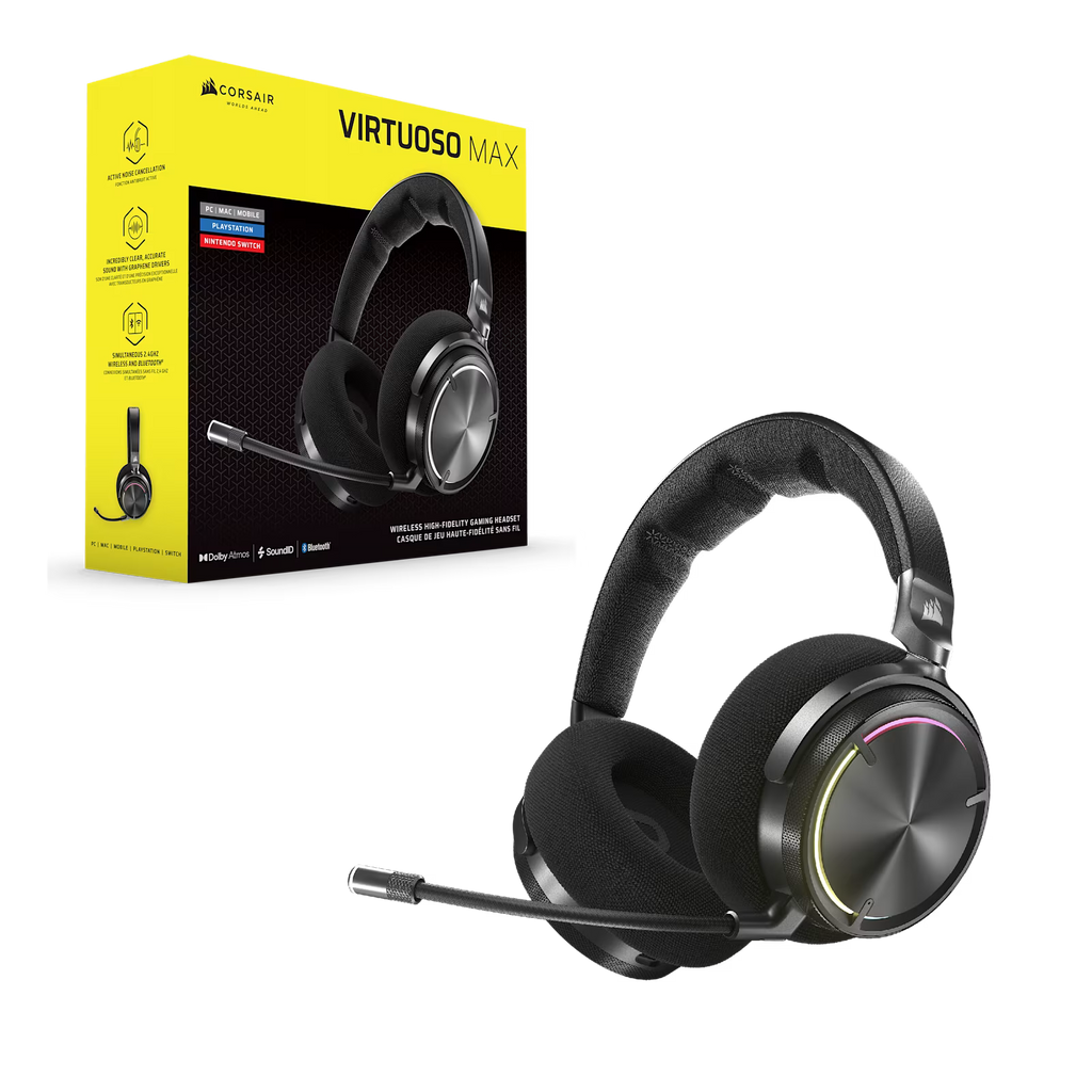 VIRTUOSO MAX WIRELESS Gaming Headset, Carbon
